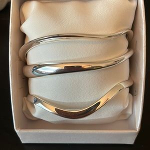 Silver bangles